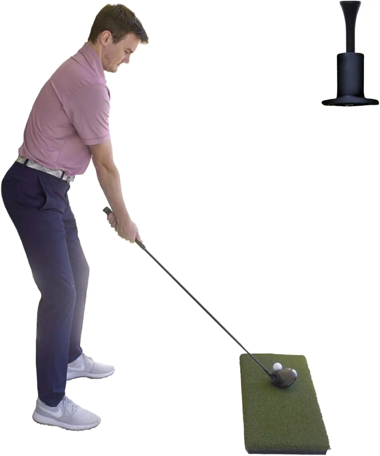 

1'x3' Golf Hitting Mat for Real Tees, Heavy Duty Practice Mat, Indoor/Outdoor Use