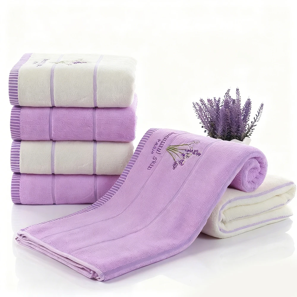 مجموعة مناشف قطنية مطرزة عالية - مراجعة Embroidery Towel وسعره