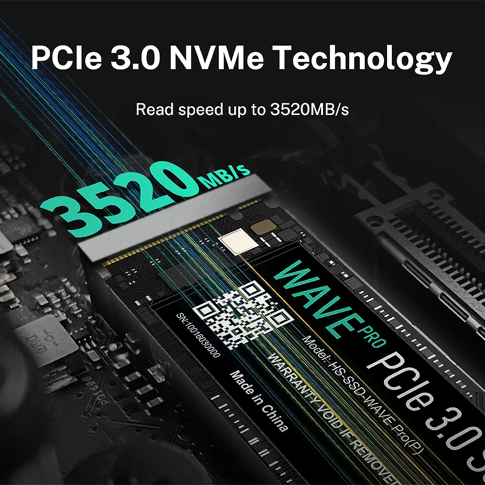 HIKSEMI WAVE Pro(P) 3500MB/s M2 SSD NVMe 256GB 512GB 1TB M.2 PCIe 3.0 2280 노트북 데스크탑용 내장 솔리드 스테이트 드라이브