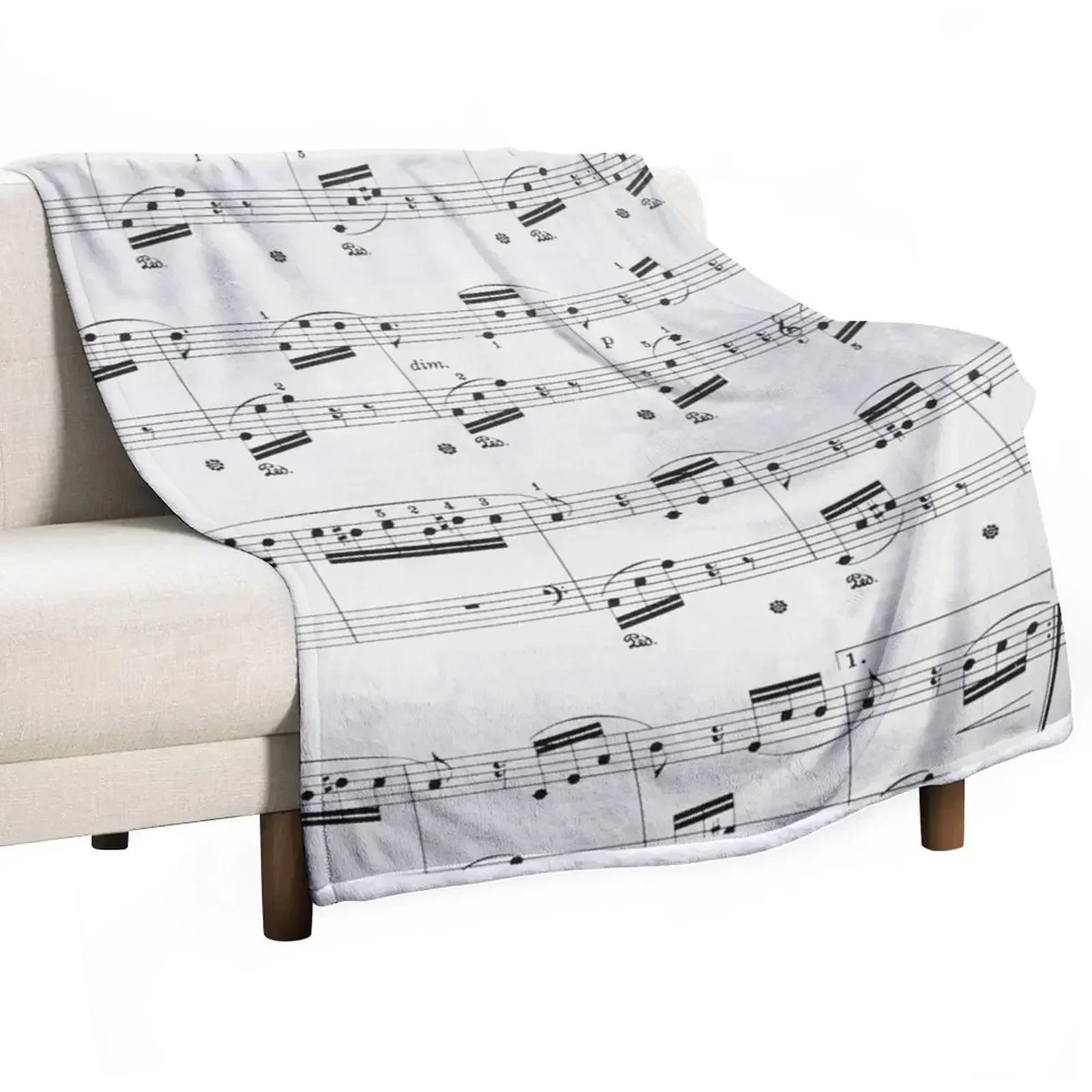 Fur Elise by Ludwig van Beethoven Throw Blanket Summer Thermals For Travel Blankets