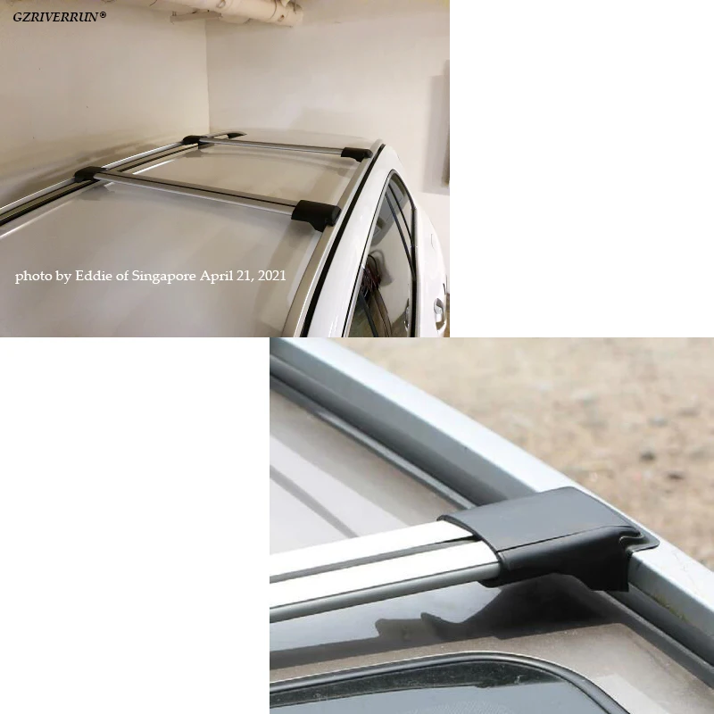 Wow 2X Car Cargo Luggage Kayak Roof Rack Cross Bars 105-111CM 99-105CM For Dodge Journey Renault Koleos Touareg Hyundai ...