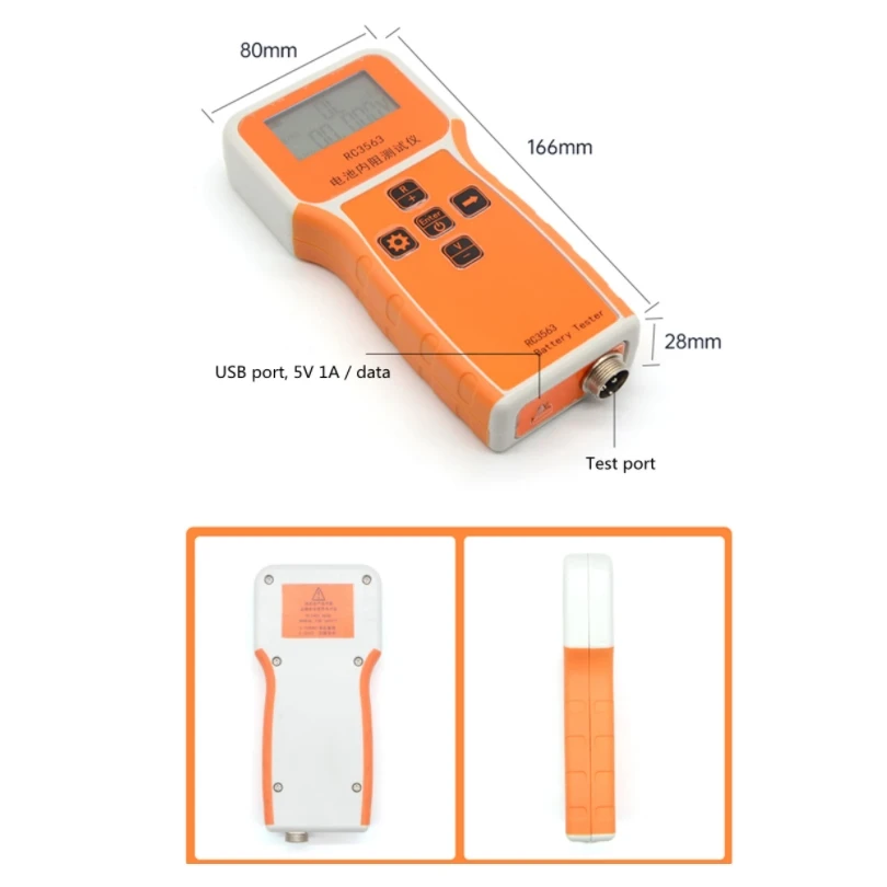 High Precision Handheld RC3563 Battery Internal Resistance Tester Detector