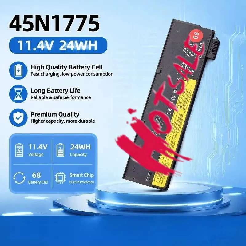 11.4V 24WH 3 Cell Notebook Battery for Lenovo X240 X250 X260 X270 T440 T450S T550 45N1775 Replacement Laptop Battery