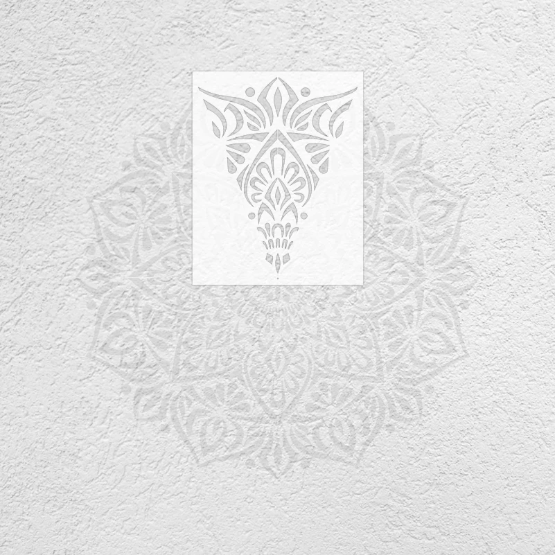 70cm - 110cm Wall Stencil For Painting Decor Plaster Template To Paint Decorative Big Giant Mandala Round Flower Lotus S289