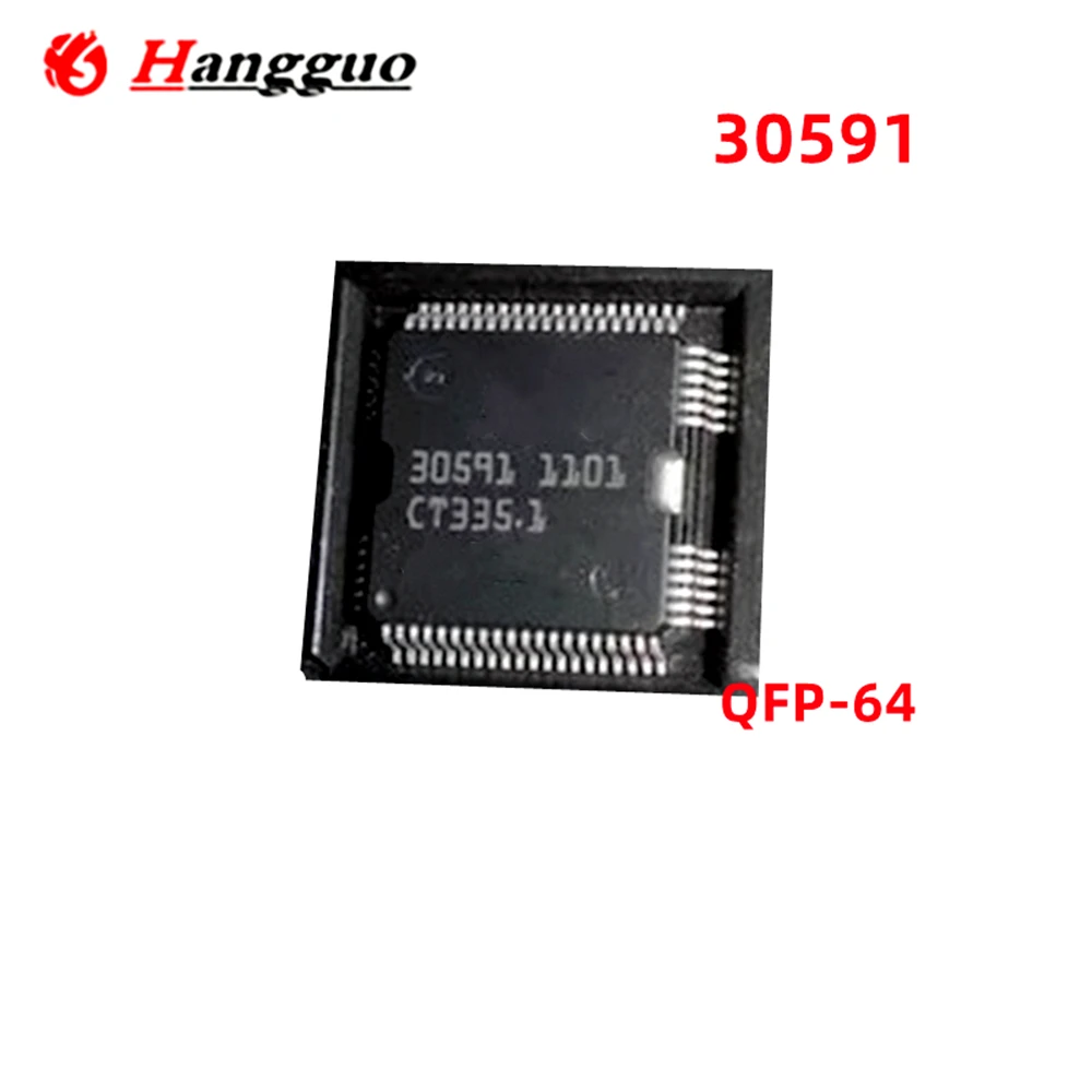 3PCS/Lot 30591 QPF-64 For Diesel EFI/In-cylinder DI Automobile Engine Computer Board Power IC Chip