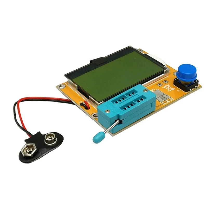 LCR-T4 T3 12846 LCD ATMEGA328 Digital Transistor Tester Meter Backlight Diode Triode Capacitance ESR MOS PNP NPN L/C/R B03