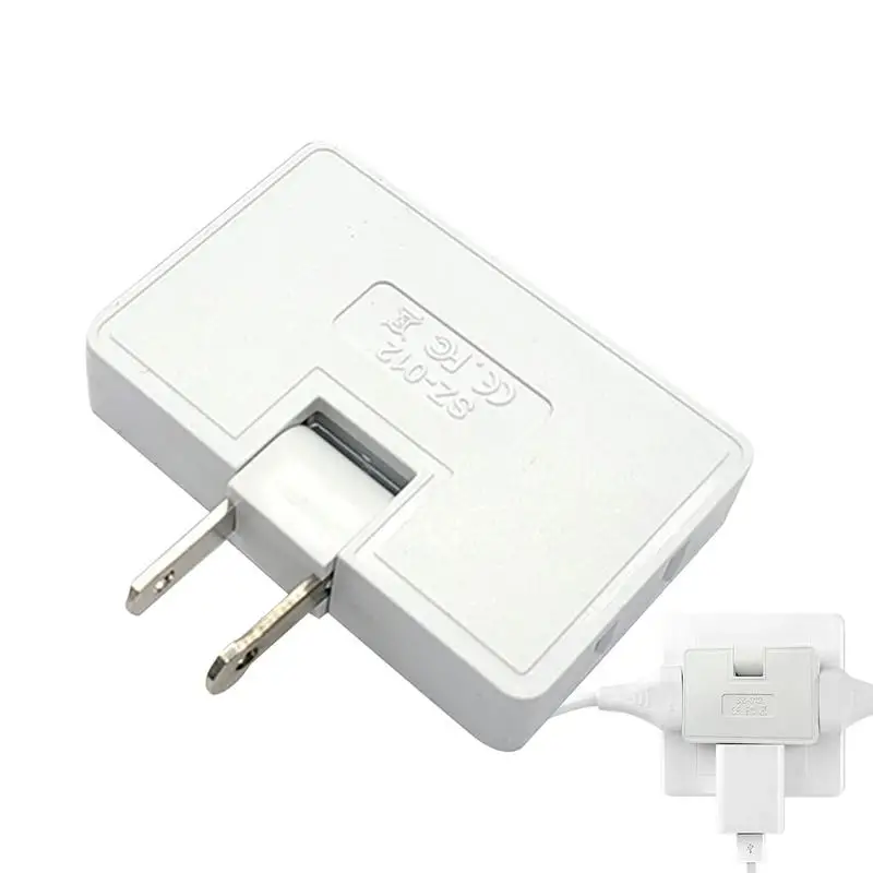 US Plug 180 Degree Rotatable Socket Converter 3 Way US Extension Plug Multi-Plug Mini Slim Wireless Outlet Adapter Sockets