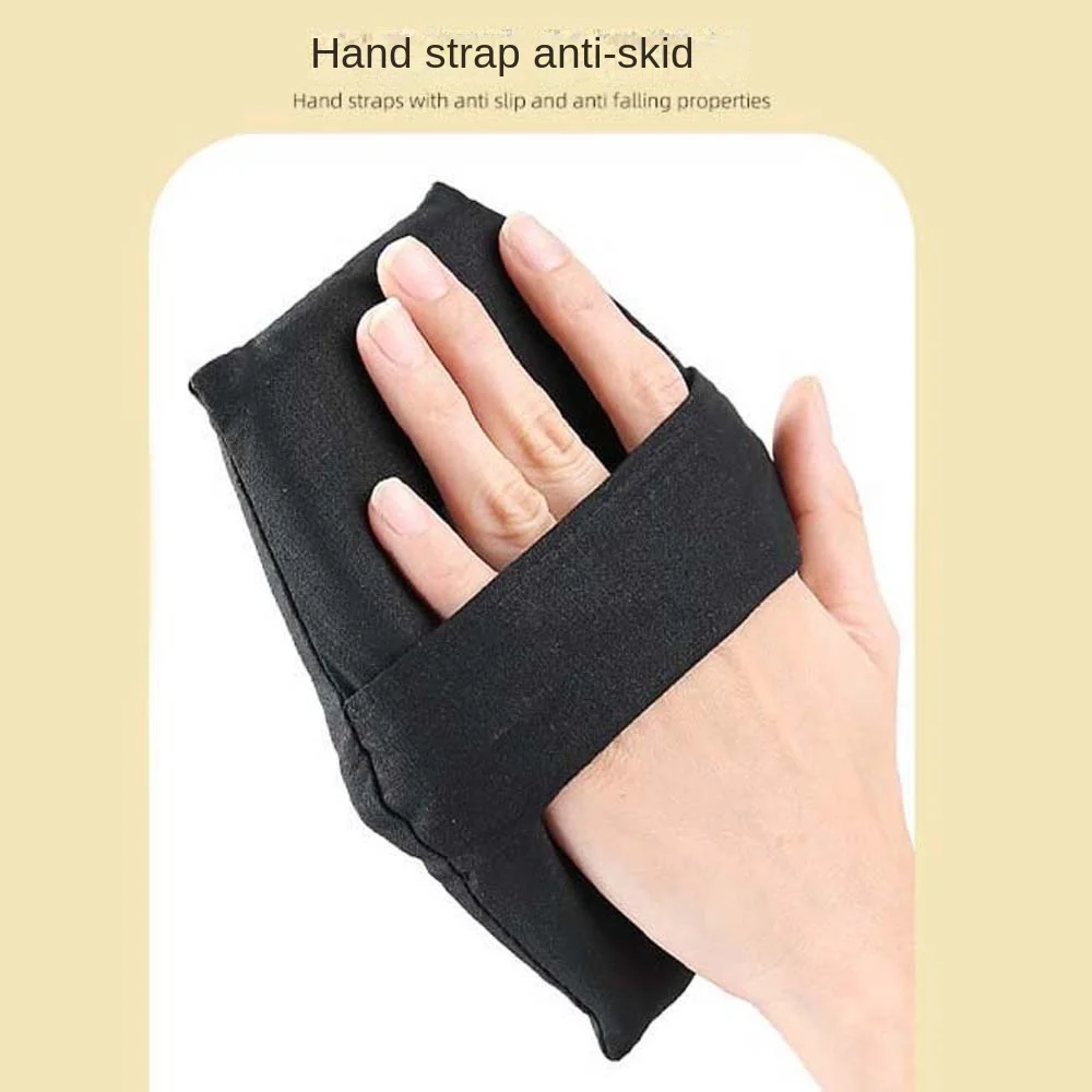 Acupressure Body Massage Mat Acupuncture Sensation Blood Circulation Arm Body Massage Glove Reflexology Plate Massage Pad Black