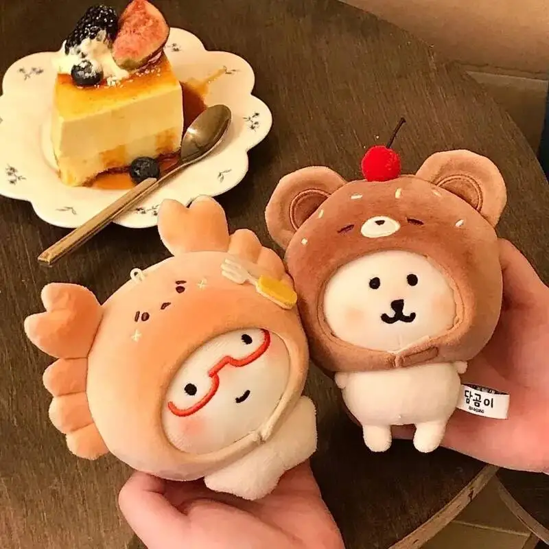 

10cm doll clothes headgear New Bread Dairy Doll Clothes 10cm Cotton Doll Joke Bear Xiaoba Kawaii Headgear Clothing 10cm doll hat