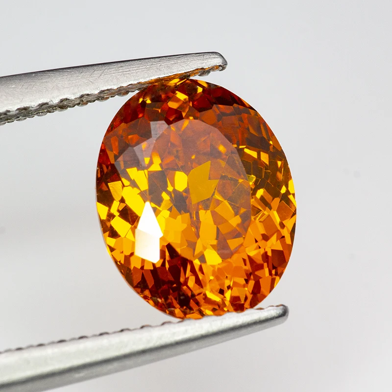 New Partschinite Oval 100 Faceted Cut Cubic Zirconia Lab Zircon CZ 4K Cutting 5A+ Quality for Jewelry Making