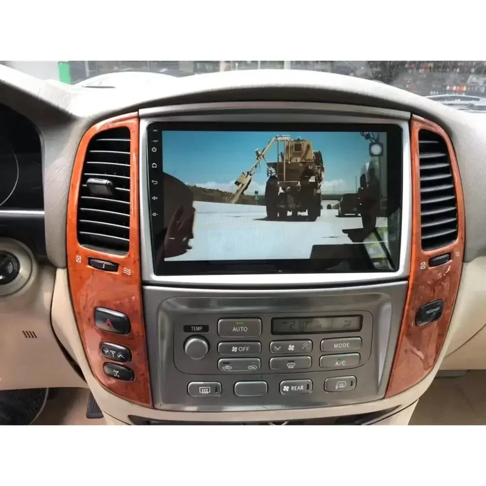 NaviHua Android Touch Screen GPS Navigation Car DVD Radio Player for Toyota Land Cruiser 100 LC100 for Lexus LX470 2005-2007