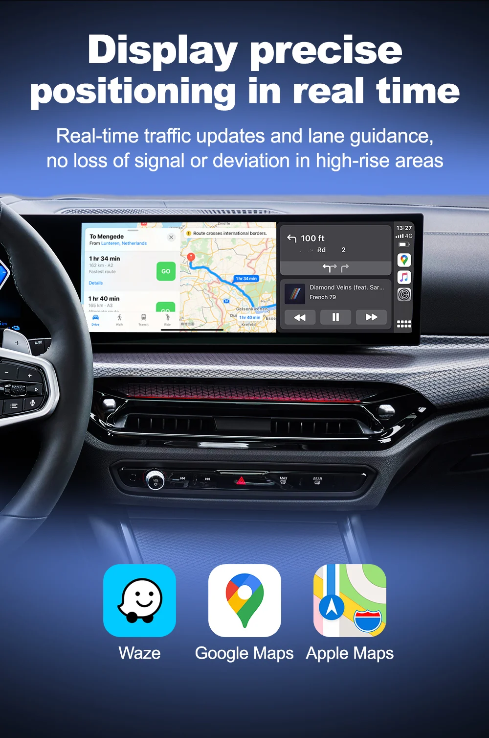 X-YUNS Carplay Adapter Kabellos 2026 AI Box Wireless CarPlay für BMW ID7 ID8 ID9 Android 16 Smart Carplay Adapter Android Auto – Detail 7