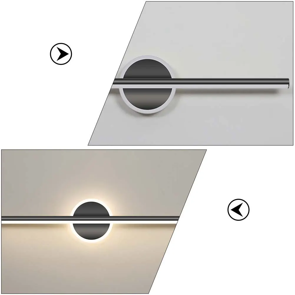 1 個 LED ミラーランプモダンなスタイルのシンプルなバスルームライト均一な明るさホームバスルームミラーフロントライトメイクアップヘッドランプ