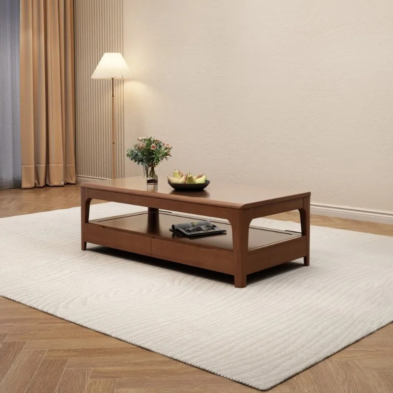 Solid wood coffee table upgraded multi-color modern simple and economical household small apartment living room office tea table