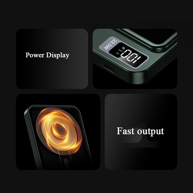 100000mAH Power Bank Magnetic Wireless 22.5W Ultra Capacity Super Fast Charging Magnetic Power Bank For Iphone15 Samsung Xiaomi image 5