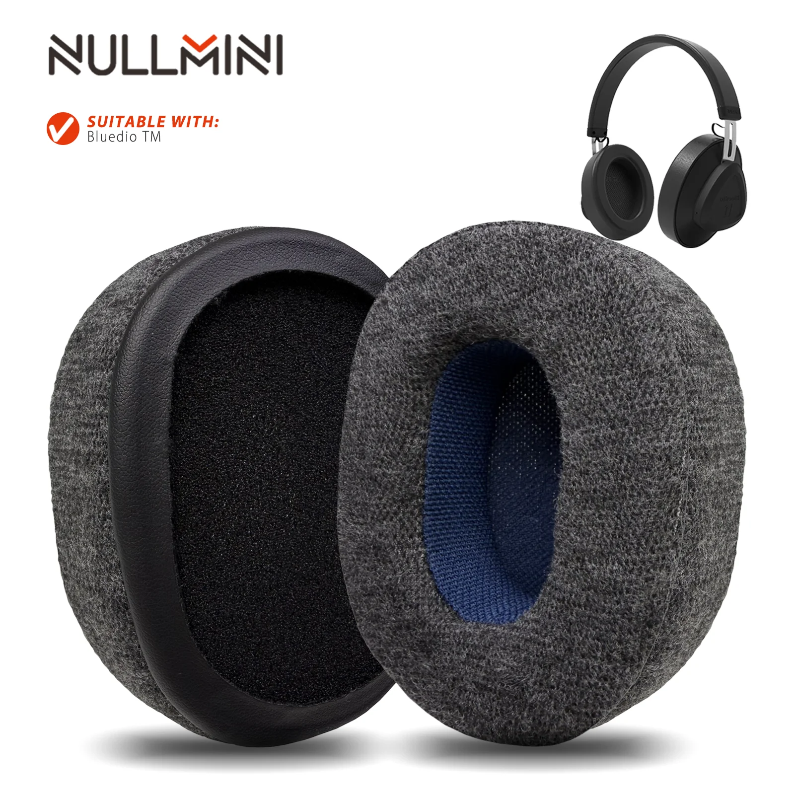 Наушники Nullmini, подходящие для наушников Bluedio TM, сменные амбушюры, повязка на голову