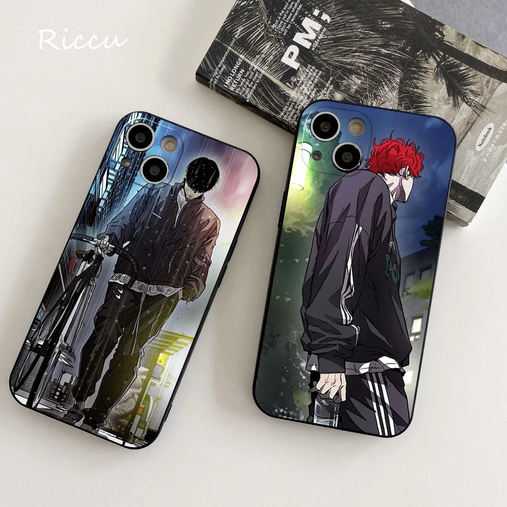 FOR IPhone 14 Wind Breaker Webtoon Soft Case for Iphone 15 Promax 15 pro 14 11 12Pro 8 7 Plus X 13Pro MAX SE2020 XR XS Covers