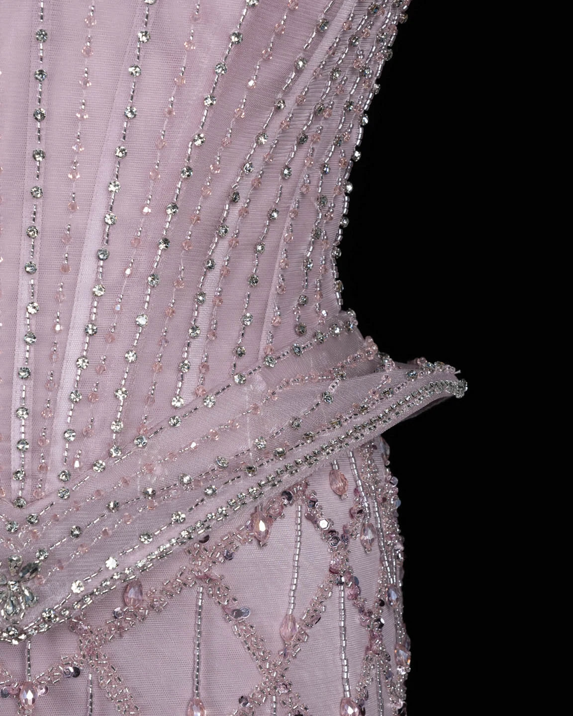 Sharon Said Abendkleid Luxuriöses Meerjungfrauenkleid mit Herzausschnitt, Tüll, Kristallkorsett, Dubai, formelle Party, Hochzeitsgast, Kleider SS118, Maßanfertigung – Detail 26
