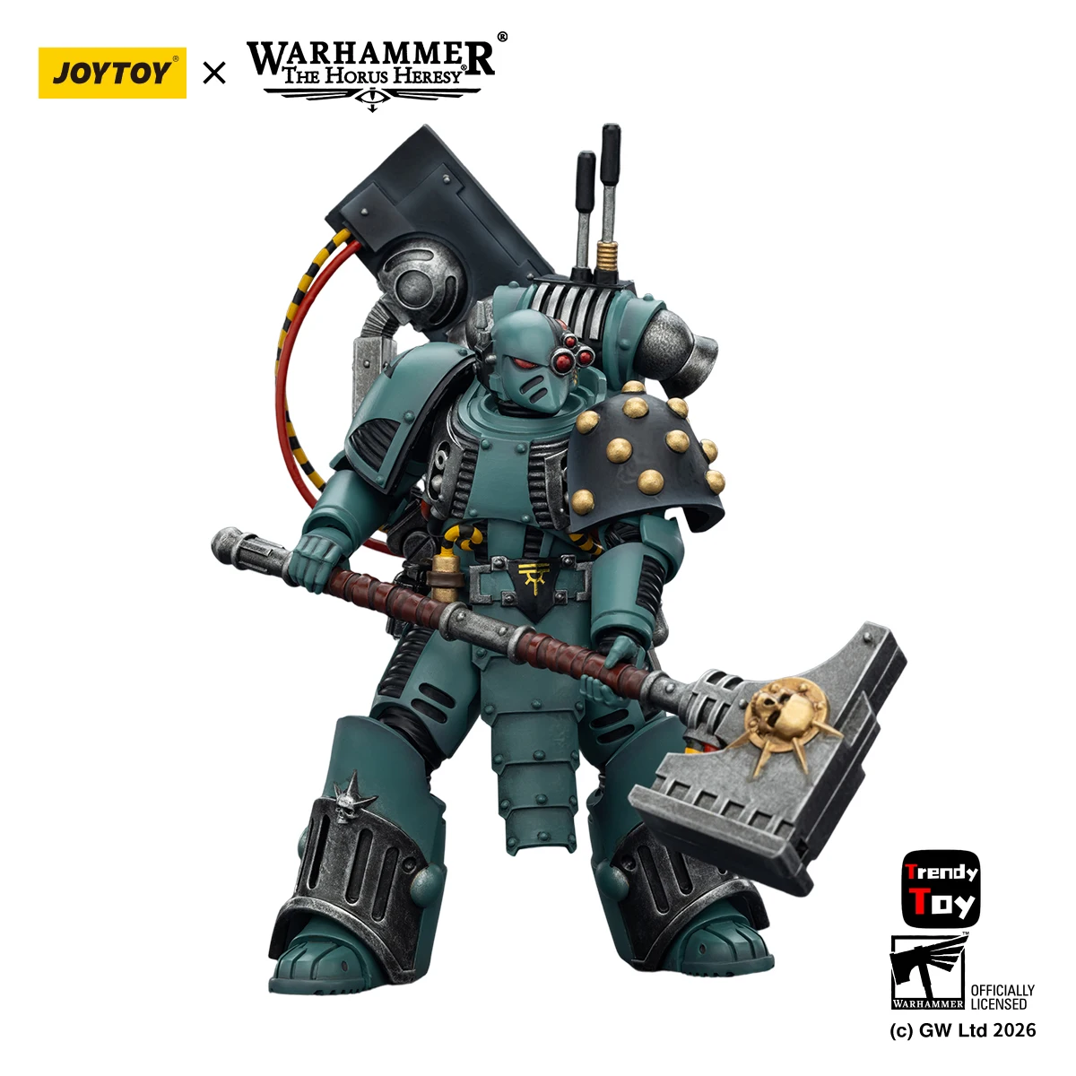 

【Pre-sale】JOYTOY Warhammer 40K Sons of Horus Tybalt Marr Captain of The 18th Company Siege Breaker 1/18 Action Figure Model Toy