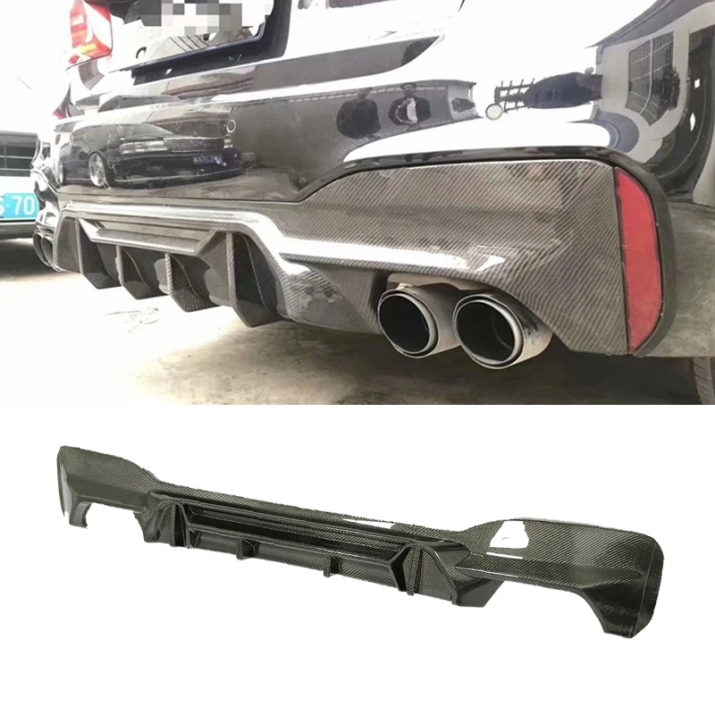 Complete OEM Facelift Conversion & Custom BuildCarbon Fiber M5 Competitive Rear Bumper Lip G30 Rear Diffuser G38 Diffuser For 5