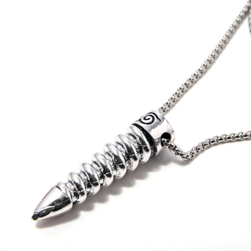 أنيمي الغزل رصاصة قلادة اوزوماكي بوروتو قلادة حديدية تأثيري الدعائم اكسسوارات الهدايا