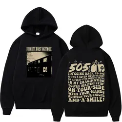 Vintage Favourite Worst Nightmare Hoodie Arctic Monkeys 505 Lyrics Print Sweatshirt for Men Women's Fashion Hip Hop Rock Hoodies