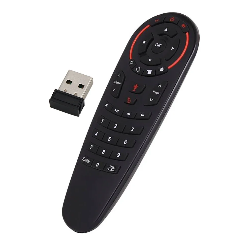 

G30S 2.4G Gyroscope Wireless Air Mouse 33 Keys IR Learning Smart Voice Remote Control for X96 mini H96 MAX Android Box