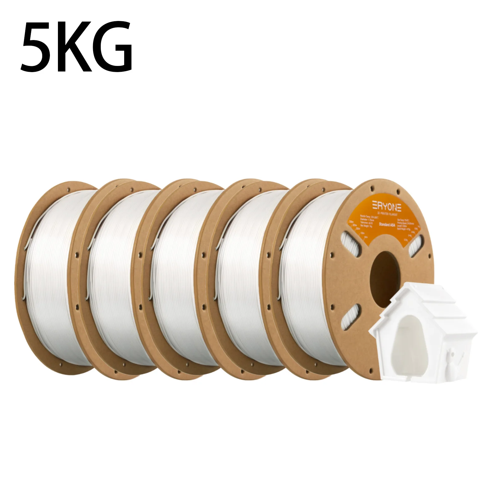ERYONE 5KG Promotie Nieuwe Aanwinst ASA 1.75mm 3D Print Filament 1KG Voor 3D FDM Printer Snelle Verzending 1KG Spoel