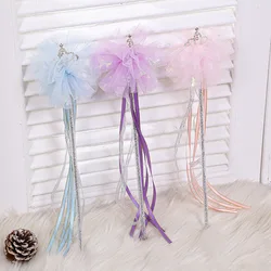 2024 New Sweet Girl Angel Magic Wand Tassel Fairy Wand Colorful Cute Children Party Dress Up Performance Cosplay Props