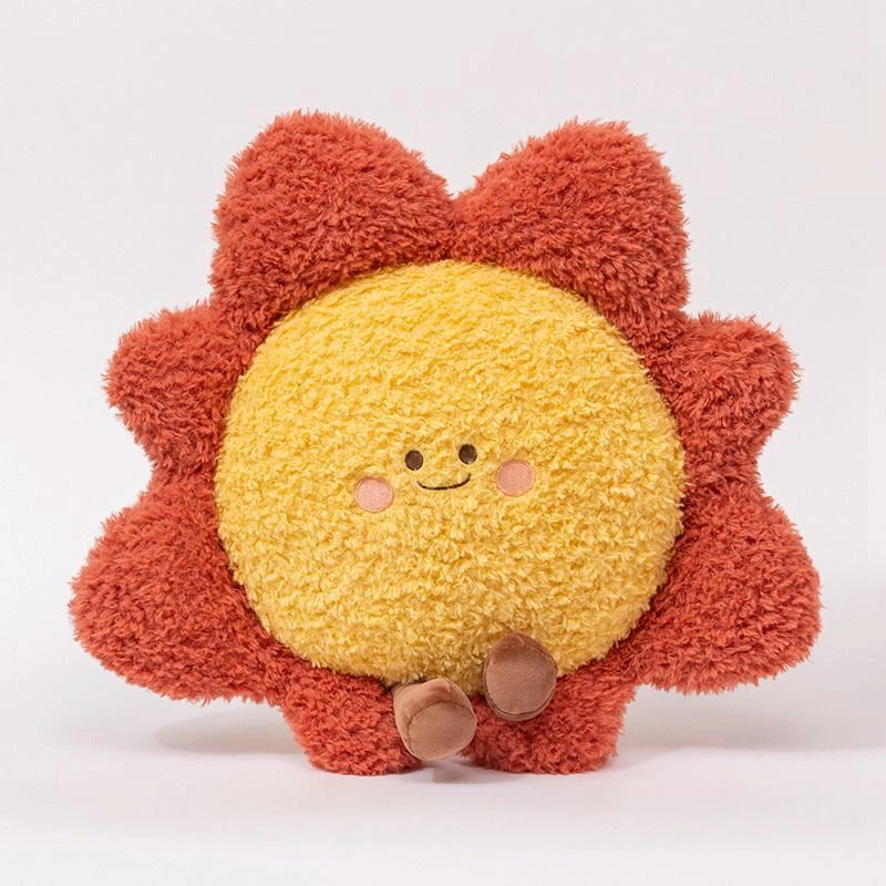 40-50cm New High-profile Horizontal Starry Sky Cartoon Plush Toy Super Soft Star Moon Sun Cushion Doll Children's Gift