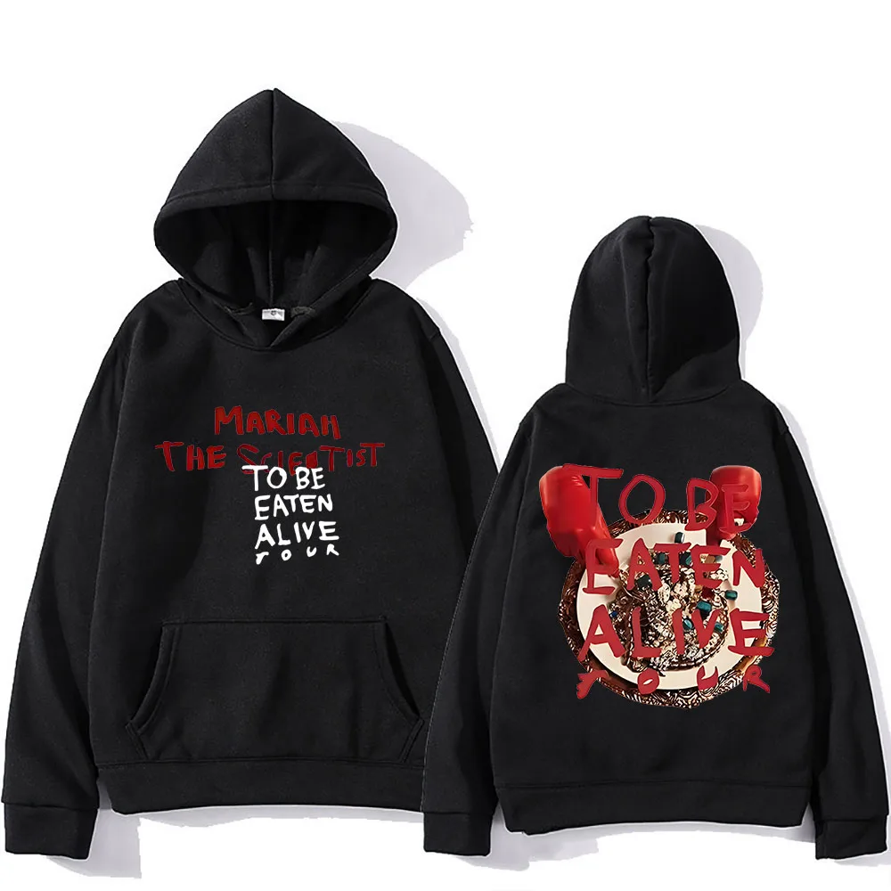 

Mariah The Scientist Hooded for Autumn/Winter Gothic Fleece Sweatshirts Long-sleeved Hip Hop Punk Clothes Ropa Mujer Soft Hoody