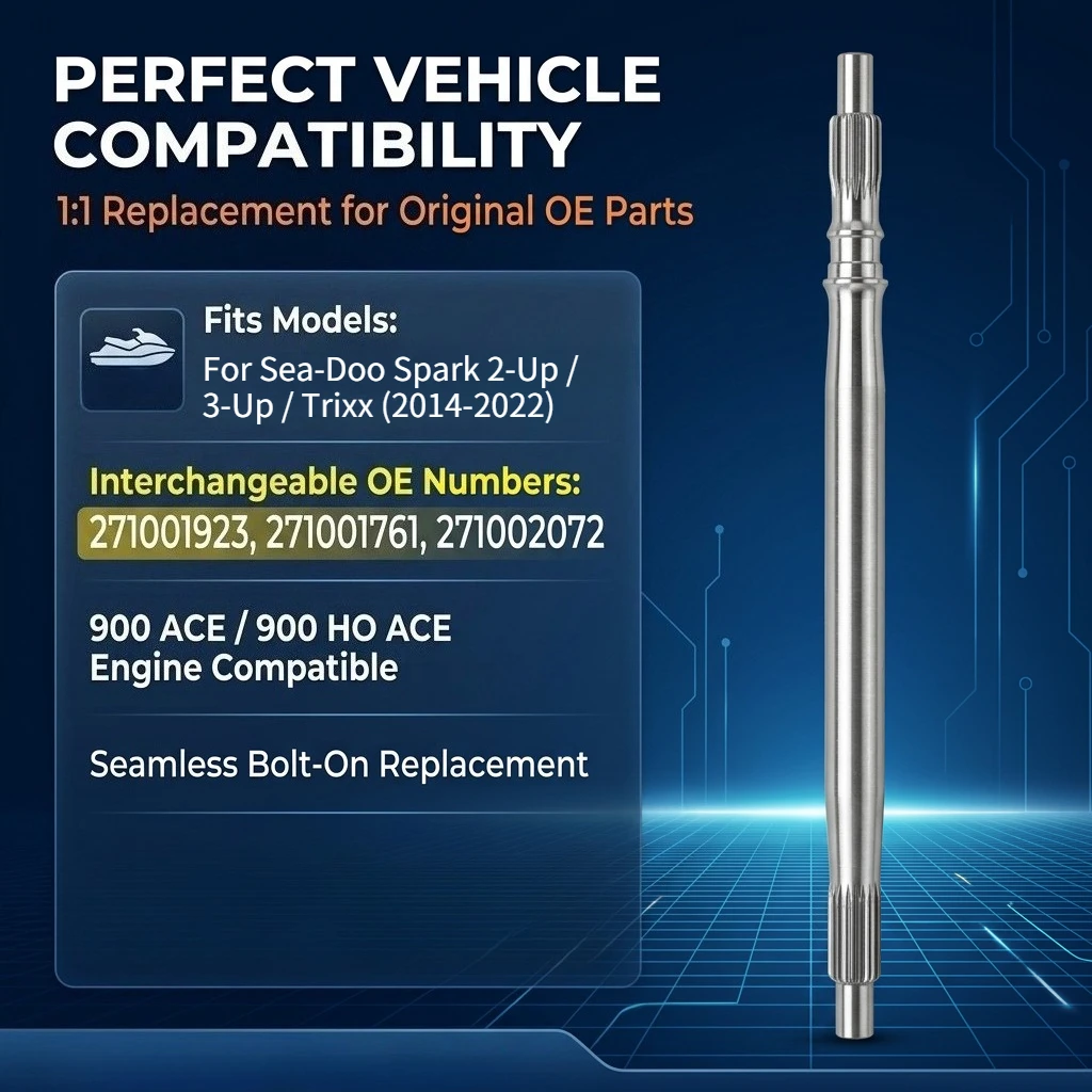 For SeaDoo Spark 2 Up 3 Up 2014-2022 Drive Shaft 271001923 271001761 271002072 New