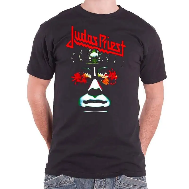 

Футболка Judas Priest Hell Bent, обложка альбома, логотип группы, официальный мужской новый черный цвет