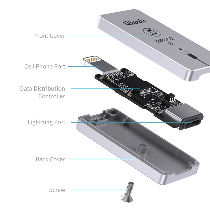 Imagem -06 - Qianli-idfu go Artefato de Inicialização Rápida para Iphone Suporta Todos os Dispositivos Ios com Interface Lightning Fast Recovery Booster