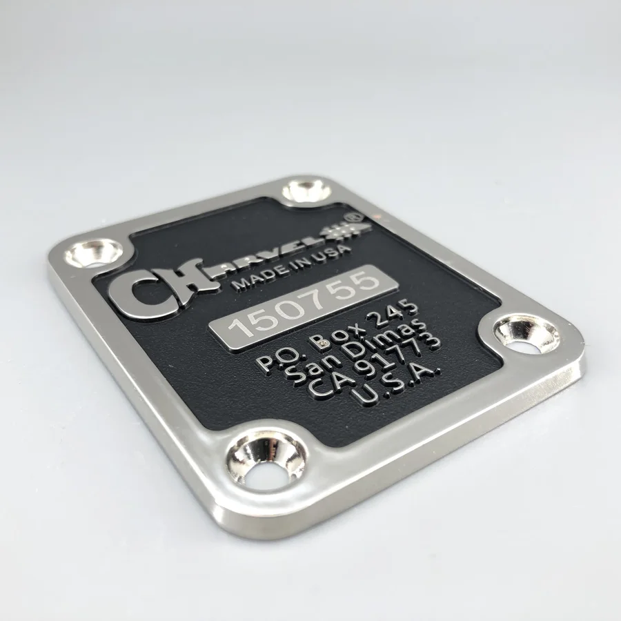 Charvel Electric Guitar Neck Plate Random Serial Number