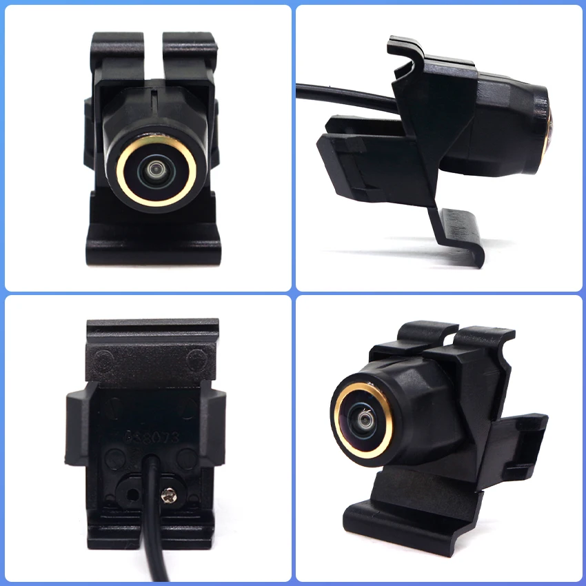 AHD 1080P الذهبي عين السمكة CCD سيارة الجبهة عرض وقوف السيارات شعار إيجابي كاميرا لكيا K3 سيراتو 2012 ~ 2015 2016 2017 2018 اكسسوارات