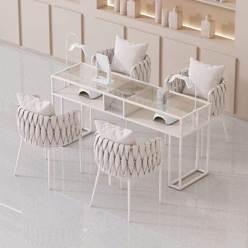Designer Support Nail Tables Gift Professional Creative Couple Nail Tables Relaxing Living Room Mesa De Manicure Home Furniture
