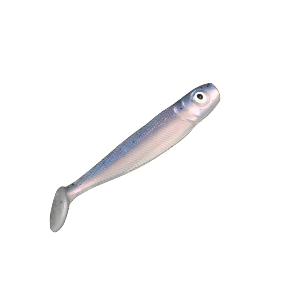 MUKUN 10 Stück 60 mm 2 g weiche Köder Köder Angelköder Leurre Shad Doppelfarbiger Silikonköder T-Schwanz – Detail 5
