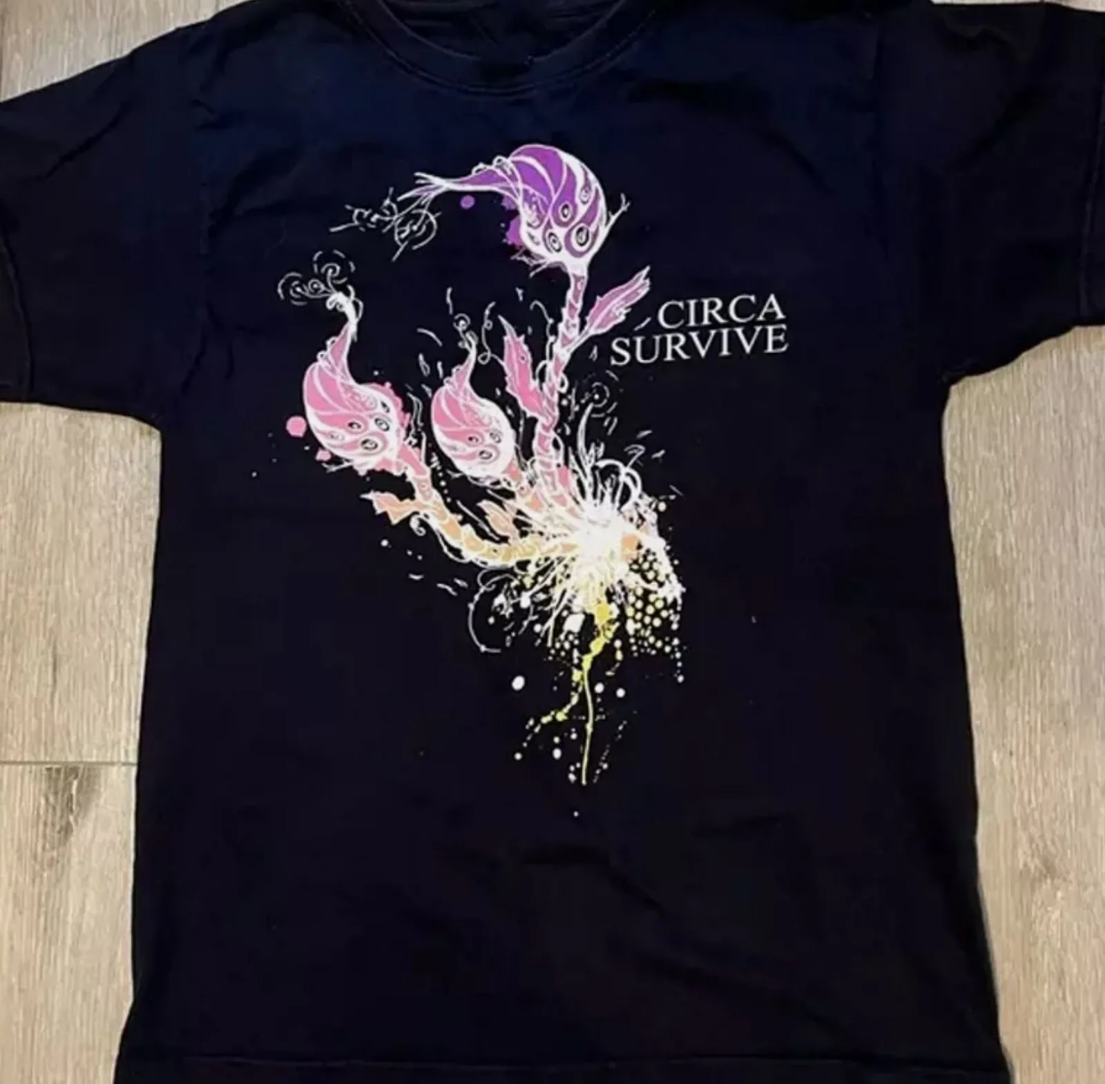 

Circa Survive Vintage Band Short Sleeve Black All Size T-Shirt