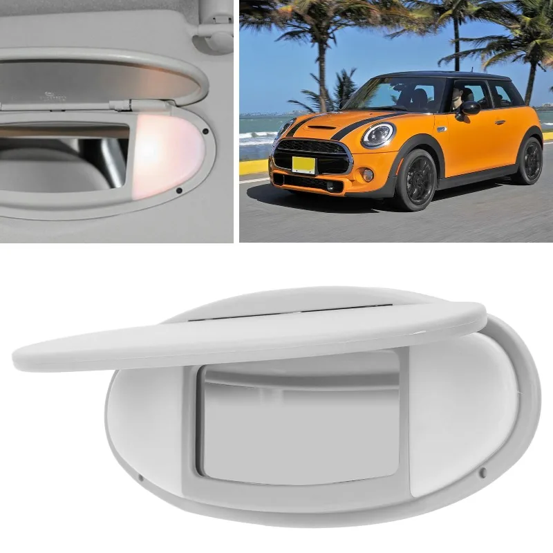 For BMW Mini R50 R55 R56 Car Front Sun Visor Sunshade Makeup Mirror Mini Sunshade Plastic Cover  2007-2014 51167361833