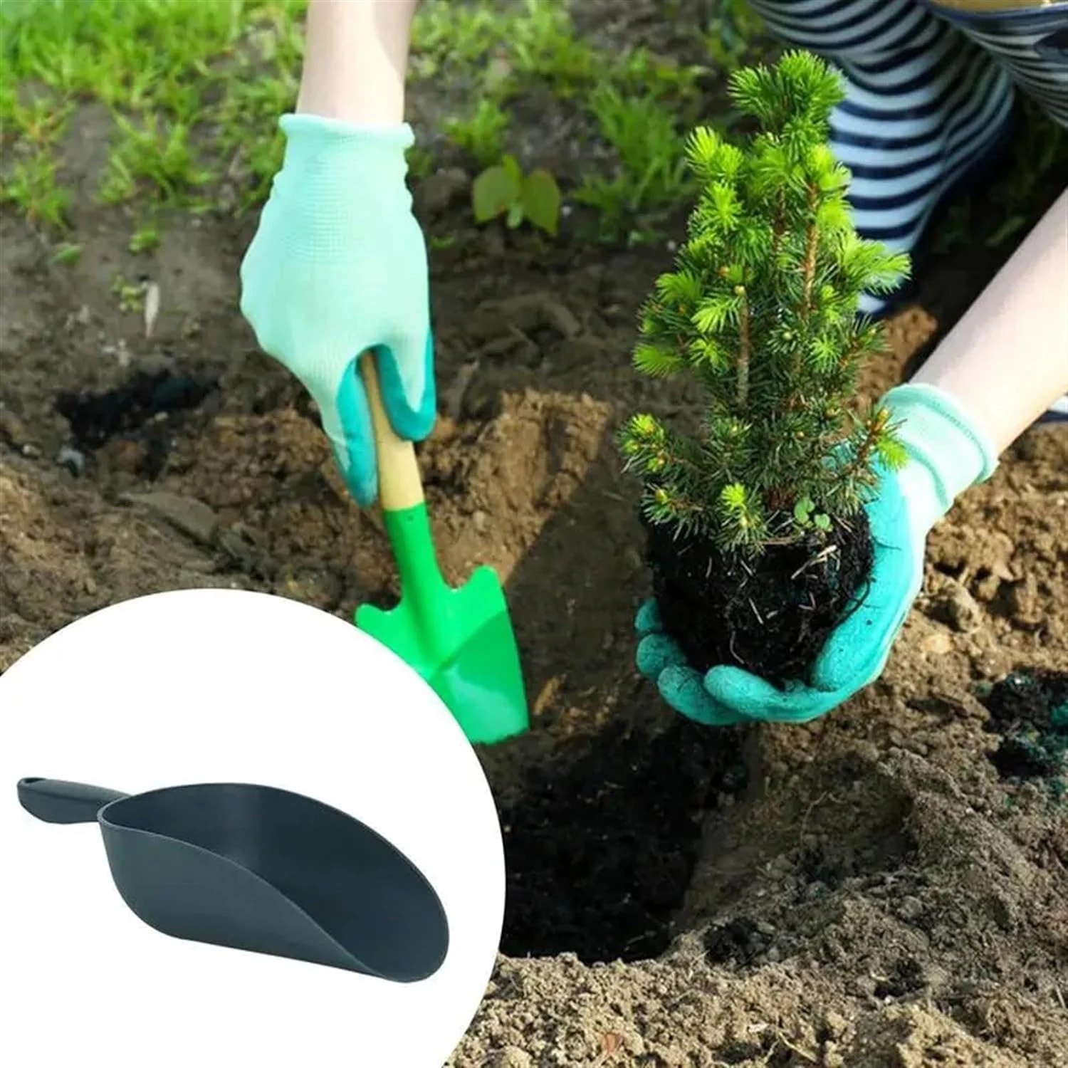 

Convenient and efficient versatile camping tool set for gardening enthusiasts - Essential space-saving shovels for digging, plan