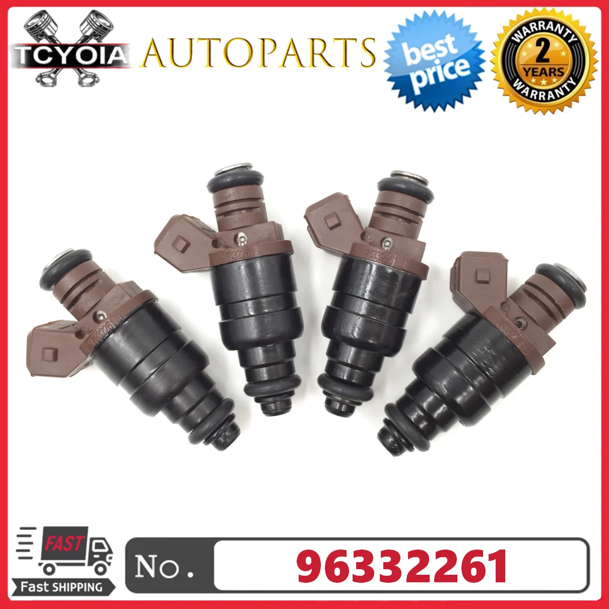 

4 шт./компл. топливных форсунок 96332261 для Chevrolet Lacetti J200 1.6 2005/03-2016/12 1598 куб. см, 80 кВт, 109 л.с.