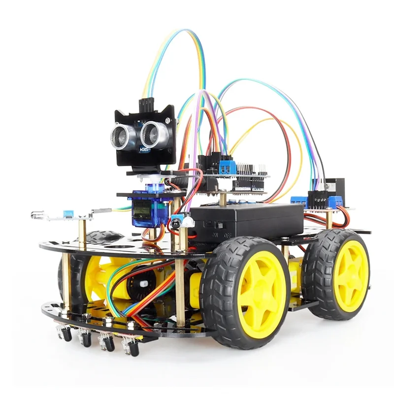 

CS-Smart Robot Car Coding Kit для программирования Arduino, отличное развлечение, образование, обучающий роботизированный полный комплект автоматизации