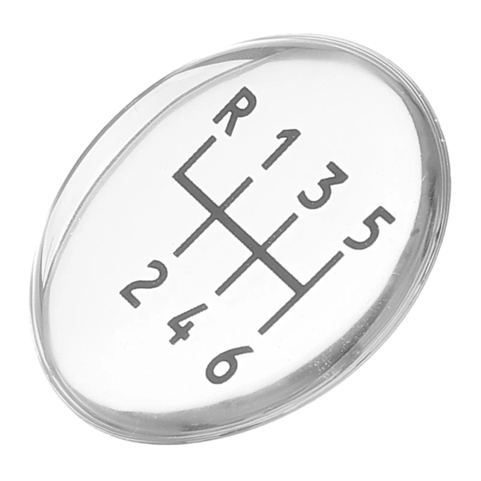 

Manual Transmission Bumper Sticker Decal Round Stick Shift Sticker Car Accessories Gear Knob Car Interior Upgrade Clear Pattern
