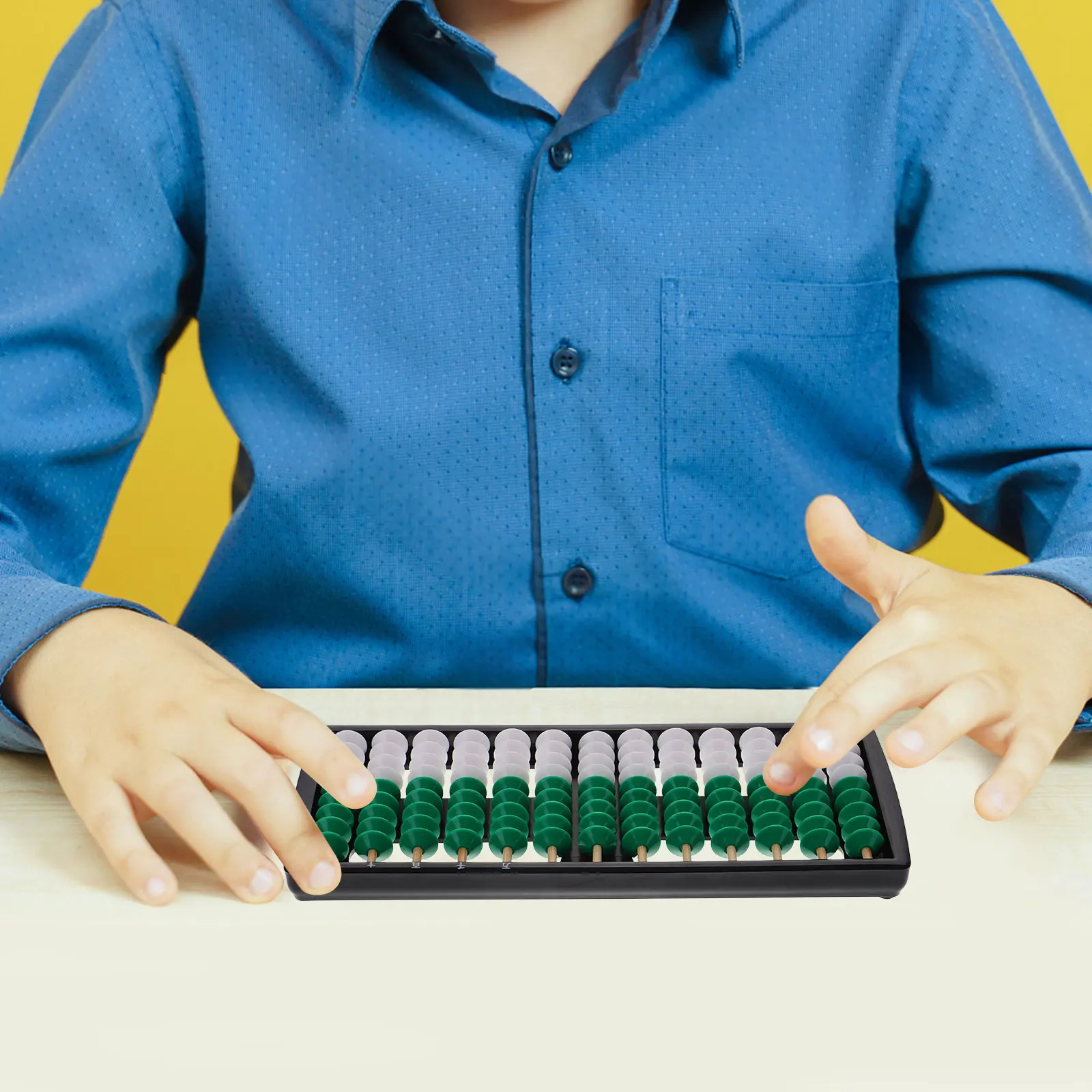 

Chinese Abacus 13-Column Retro Educational Tool For Kids Students Math Learning Brain Development Vintage Beads