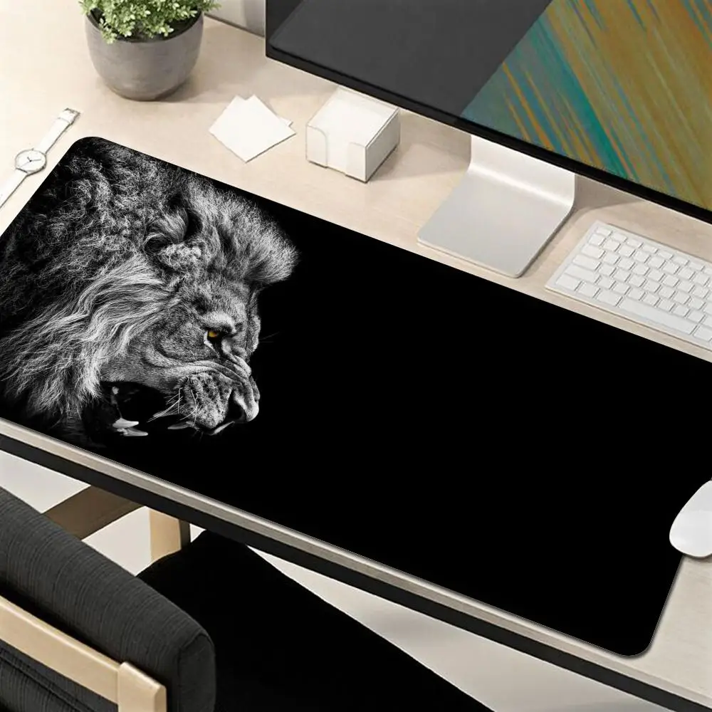

Lion Anime Mousepad Large Mouse Pad Laptop Computer Gaming Keyboard Mouse Mat Xxl Pc Gamer Desk Pad Accessory Alfombrilla Raton