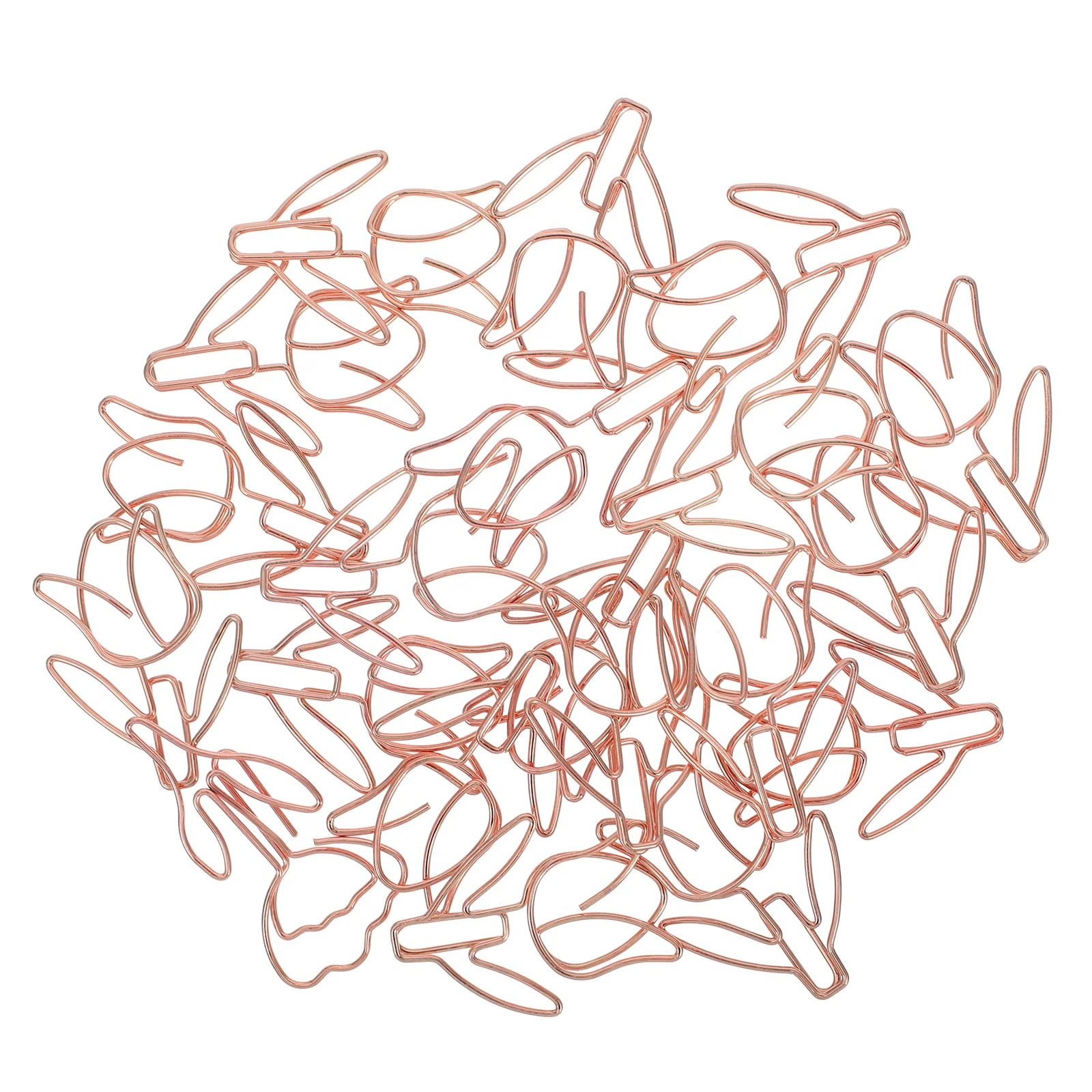 20 Pcs Paper Clip Clips for Cute Shape Decorative Document Fixing Cartoon Tulip Office