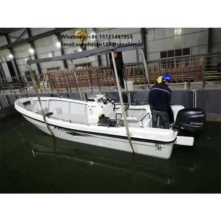 YAMANE YACHT 20ft Cheap Fiberglass Easy Center Console River Fishing P-a-n-g-a Fishing Ferry