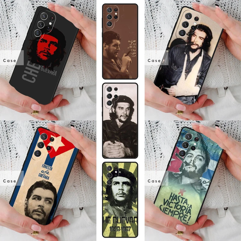 Che Guevara Funda TPU Phone Case for Samsung Galaxy S26 S25 S24 S23 S22 S21 S20 Note10 Plus FE Ultra Cover
