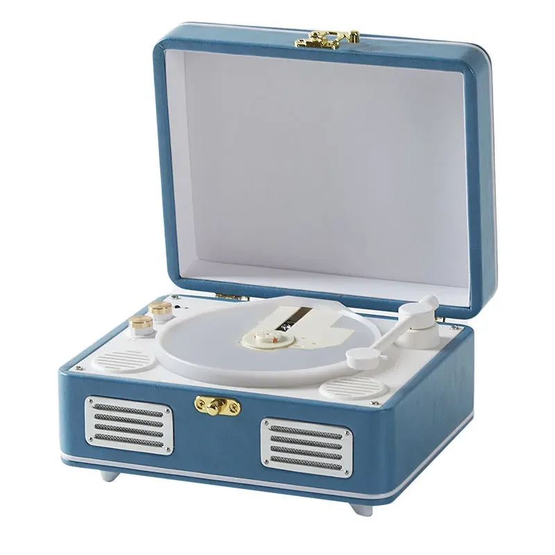 Wholesale new music album player Home portable vinyl retro CD player Wireless connection audio system